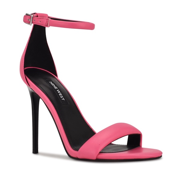 Nine West Pink Teeya Ankle Strap Sandals - Picture 2 of 5